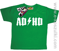 ADHD koszulka dziecięca - zielony