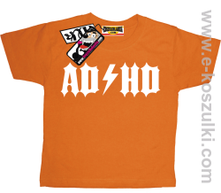ADHD koszulka dziecięca - pomarańczowy