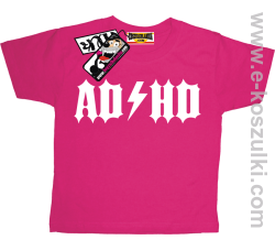 ADHD koszulka dziecięca - różowy