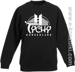 TYCHY Wonderland - bluza bez kaptura dziecięca STANDARD czarna
