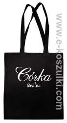 Córka idealna - torba bawełniana czarny