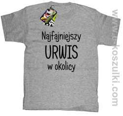 Najfajniejszy urwis w okolicy - koszulka dziecięca melanżowa