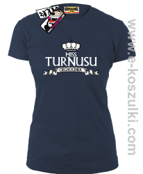 Miss Turnusu Ciechocinek - koszulka damska - granatowy