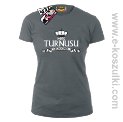 Miss Turnusu Ciechocinek - koszulka damska - szary