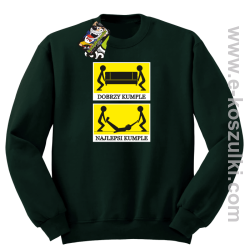 Dobrzy kumple, najlepsi kumple- Bluza bez kaptura butelkowa