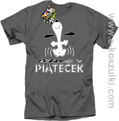 Hurra piątecek - koszulka męska szary