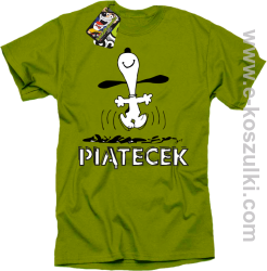 Hurra piątecek - koszulka męska kiwi