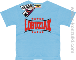 Łobuziak koszulka dziecięca - błękitny