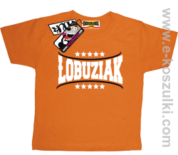 Łobuziak koszulka dziecięca - pomarańczowy