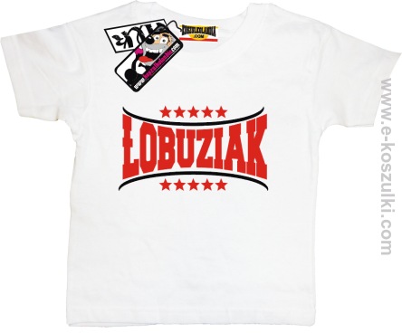 Łobuziak koszulka dziecięca - biały