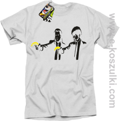 Banana Boys Pulp Fiction - koszulka męska biała