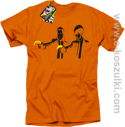 Banana Boys Pulp Fiction - koszulka męska pomarańczowa