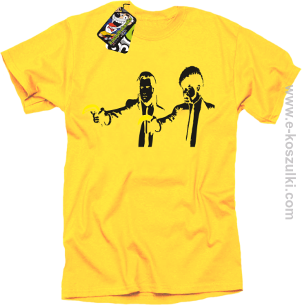 Banana Boys Pulp Fiction - koszulka męska żółta