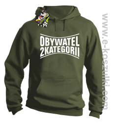 Obywatel Drugiej Kategorii - bluza z kapturem khaki