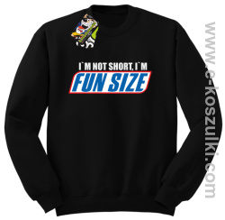 I`m not short i`m FunSize - bluza bez kaptura STANDARD czarna 