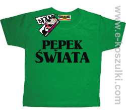Pępek świata - koszulka dziecięca - zielony