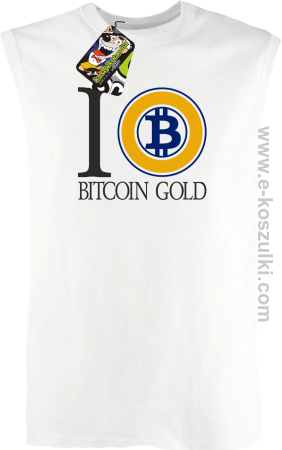 I love Bitcoin Gold - bezrękawnik męski 