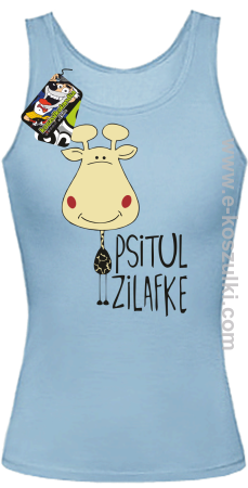 PSITUL ZILAFKE przytul żyrafkę - Top damski