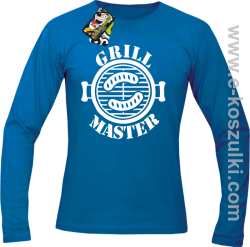 Grill Master - longsleeve męski niebieski