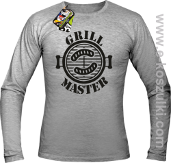 Grill Master - longsleeve męski melanż
