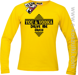 You & Vodka - longsleeve męski - żółty