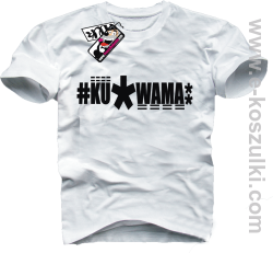 Ku*wama* - koszulka męska - biały