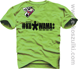 Ku*wama* - koszulka męska - kiwi