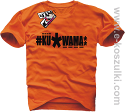 Ku*wama* - koszulka męska - pomarańczowy