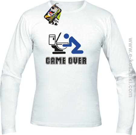 Game over po imprezie - longsleeve męski