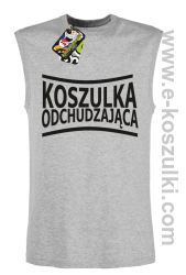 Koszulka Odchudzająca-Bezrękawnik męski melanż
