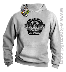 Prawdziwi królowie rodzą się w listopadzie - bluza z kapturem melanż 