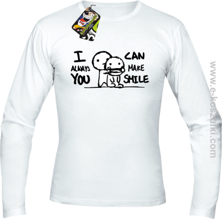 I can always make you smile - longsleeve męski