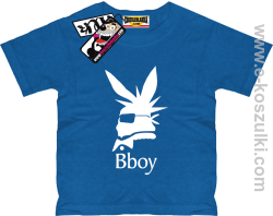 Bboy koszulka dziecięca - niebieski