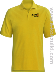 CryptoMaster CROWN - koszulka polo męska żółta