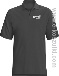 CryptoMaster CROWN - koszulka polo męska szara