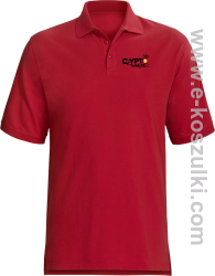 CryptoMaster CROWN - koszulka polo męska czerwona