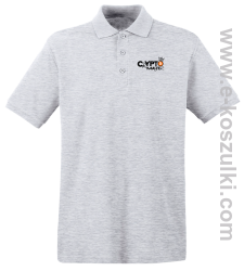 CryptoMaster CROWN - koszulka polo męska melanż 
