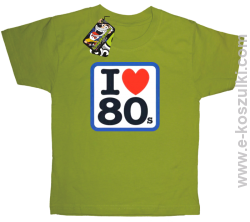 I love 80s - koszulka dziecięca kiwi