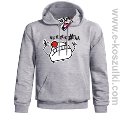 Ku*wa Mem - bluza męska z kapturem - melanżowy