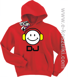 DJ bluza dziecięca - czerwony