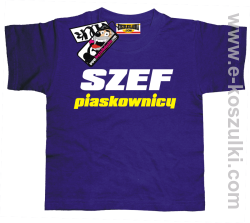Szef piaskownicy koszulka dziecięca - fioletowy