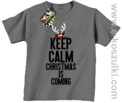 Keep calm christmas is coming grafitowy