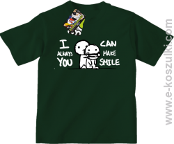 I can always make You smile - koszulka dla dziecka butelkowa
