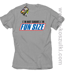 I`m not short i`m FunSize - koszulka męska melanż  