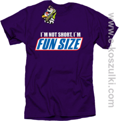 I`m not short i`m FunSize - koszulka męska fioletowa