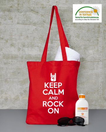 Keep calm and rock on - Eco torba 