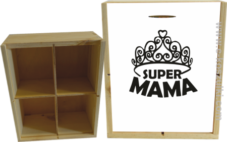 Super Mama korona Miss - skrzynka ozdobna 