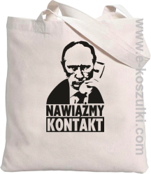 Nawiążmy kontakt Putin - Eco torba biały