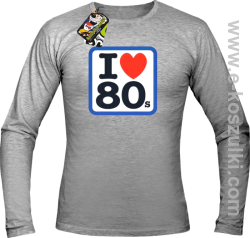 I love 80s - longsleeve męski melanż