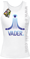 VADER STAR ATARI STYLE - top damski biały